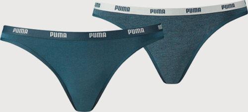 Kalhotky Puma Iconic Bikini 2 Pack Dark Denim Puma