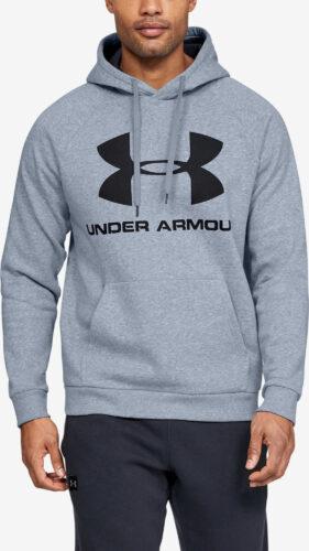 Mikina Under Armour RIVAL FLEECE SPORTSTYLE LOGO HOODIE-GRY Under Armour