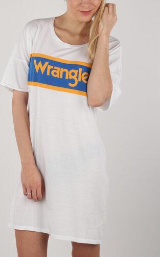 Šaty Wrangler B&Y Tee DreSS White Wrangler