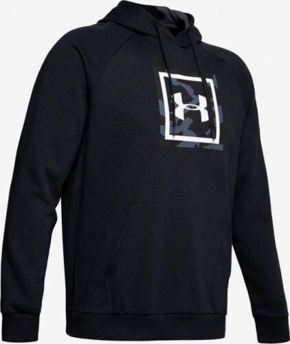 Mikina Under Armour Rival Fleece Printed Hoodie-Blk Under Armour