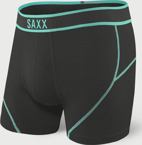 Boxerky Saxx Kinetic Boxer Brief Black/Tide Saxx