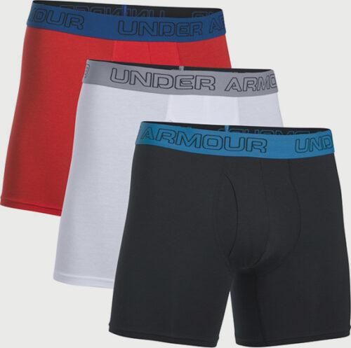 Boxerky Under Armour Charged Cotton 6Inch 3 Pack Under Armour