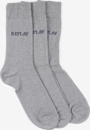 Ponožky Replay Casual Leg Logo 3Prs Banderole Replay