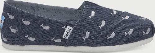 Boty Toms Nvy Whle Embroidery Wm Alpr Esp Toms
