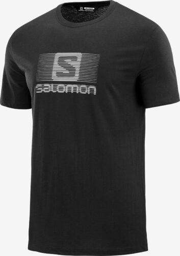 Tričko Salomon Blend Logo Ss Tee M Black/Vapor Salomon