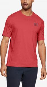 Tričko Under Armour Sportstyle Left Chest Ss-Red Under Armour