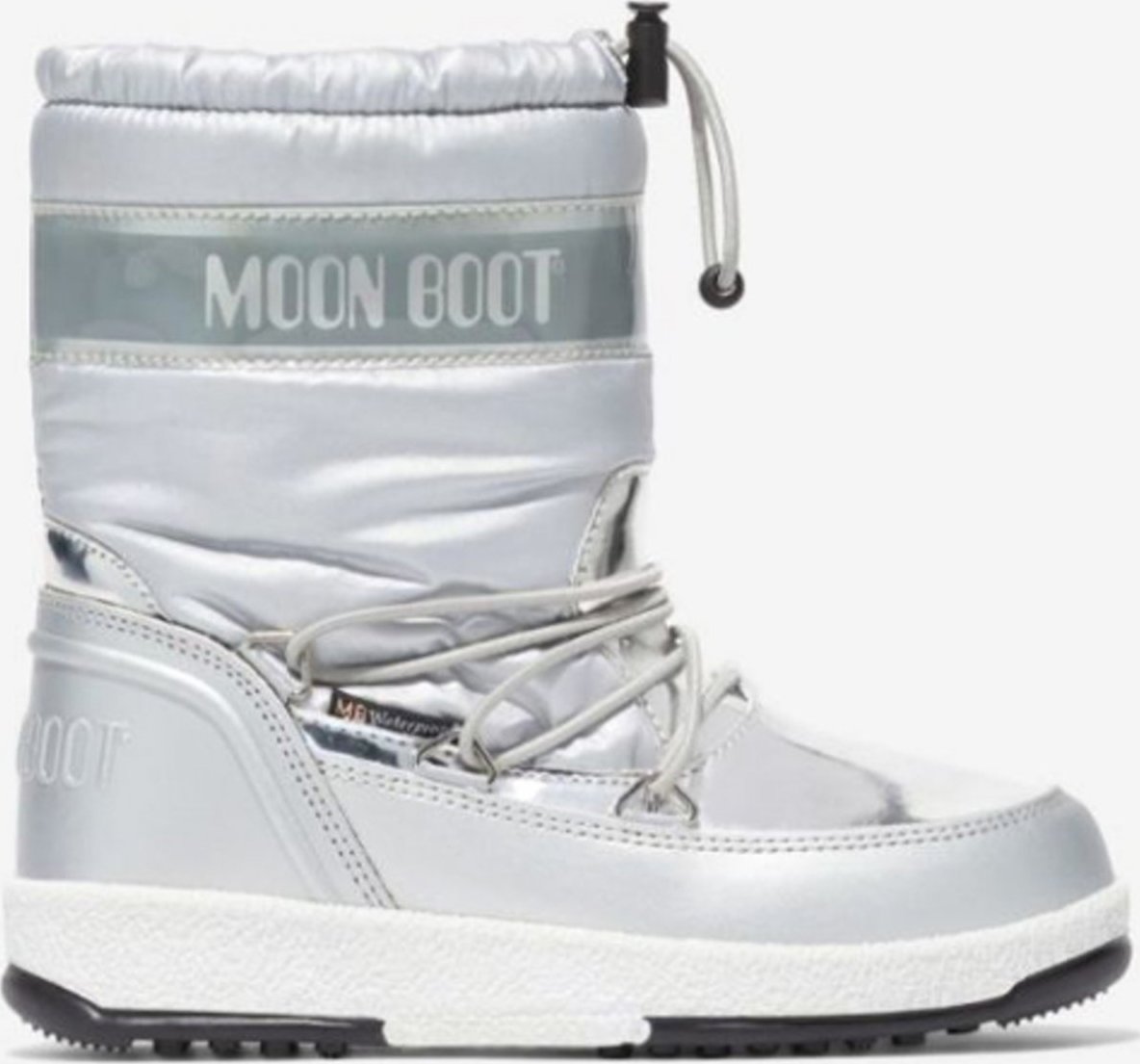 JR Girl Quilted Kotníková obuv Moon Boot Stříbrná Moon Boot