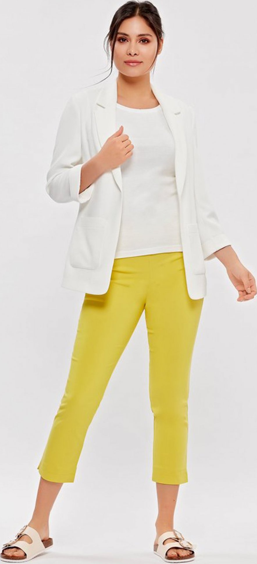 Kalhoty M&Co Žlutá M&Co