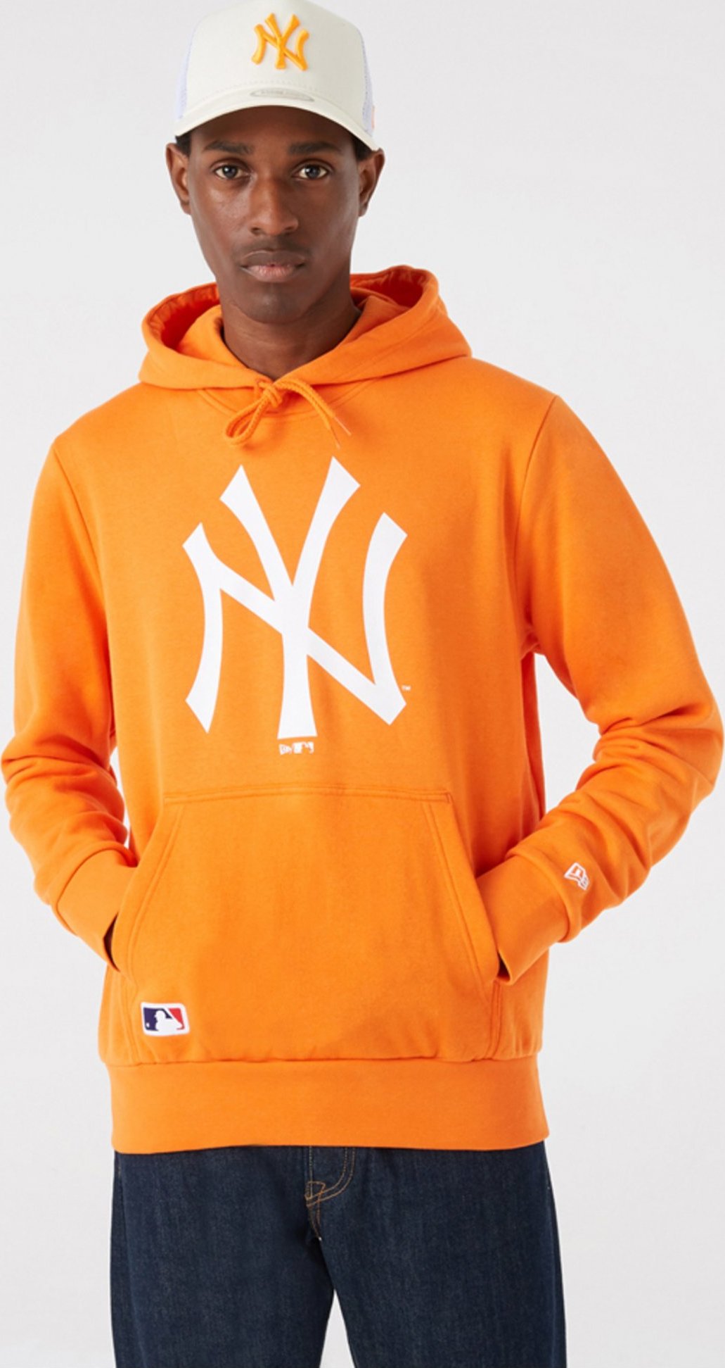 MLB New York Yankees Team Logo Mikina New Era Oranžová New Era