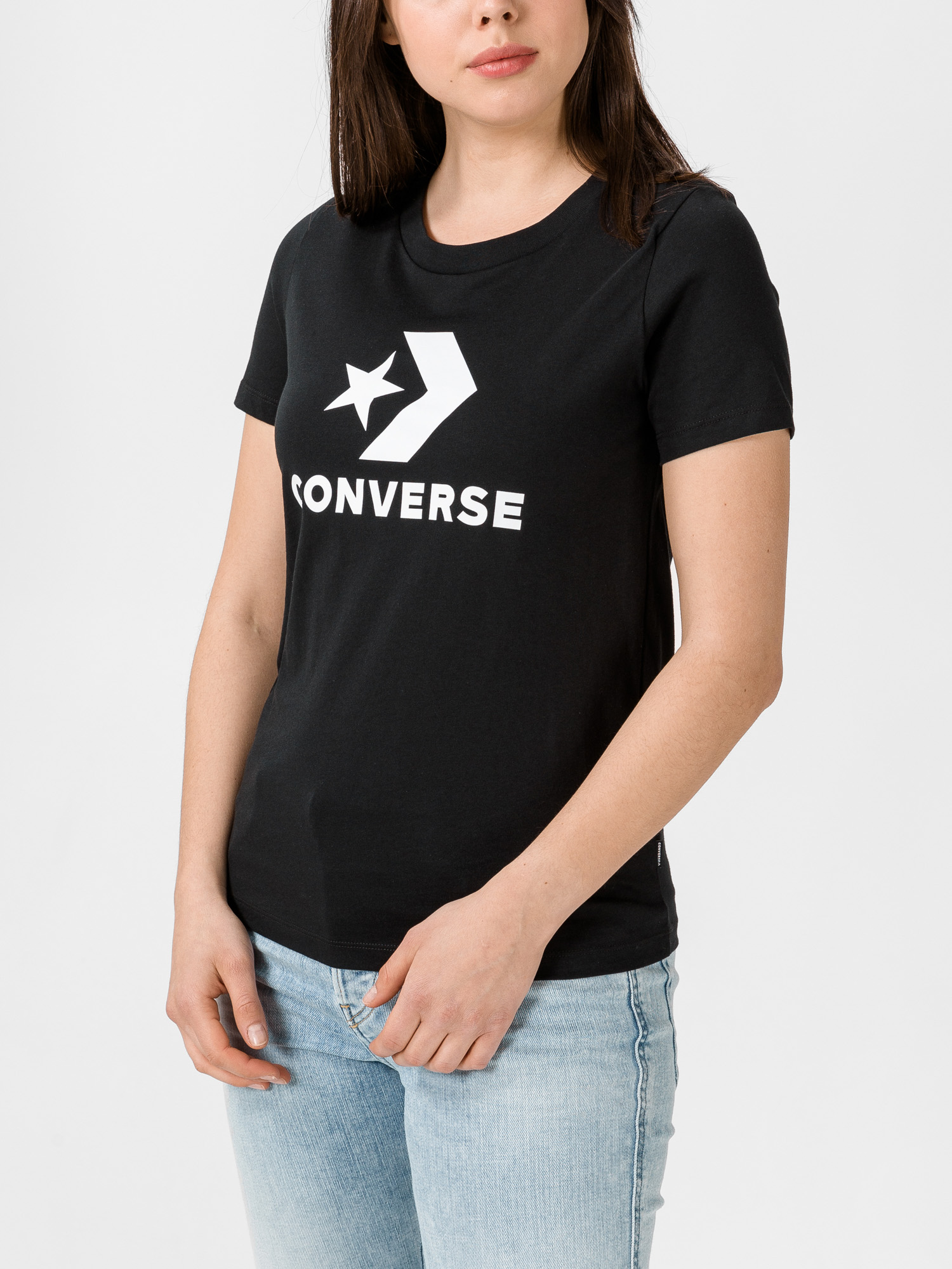Star Chevron Triko Converse Černá Converse