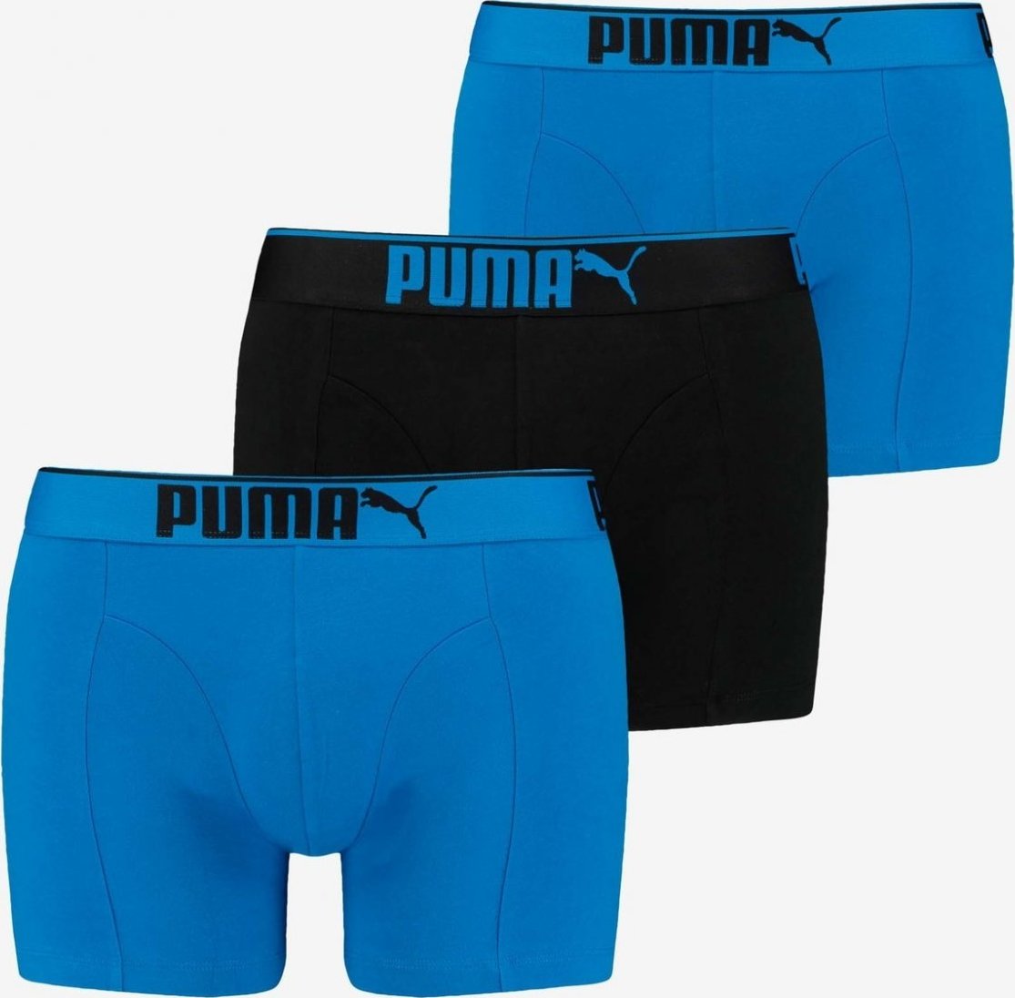 Boxerky 3 ks Puma Modrá Puma
