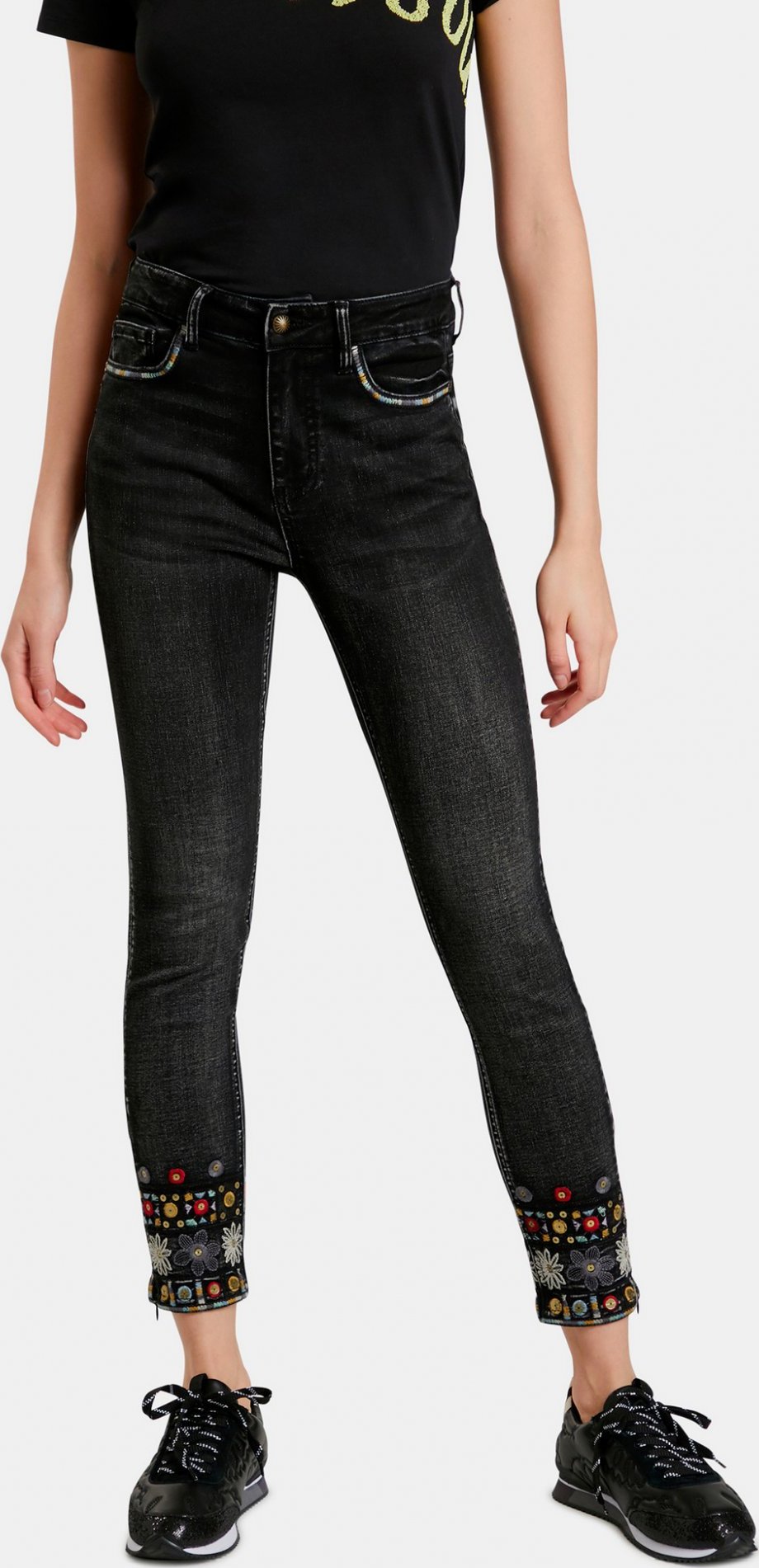 Leslie Jeans Desigual Černá Desigual
