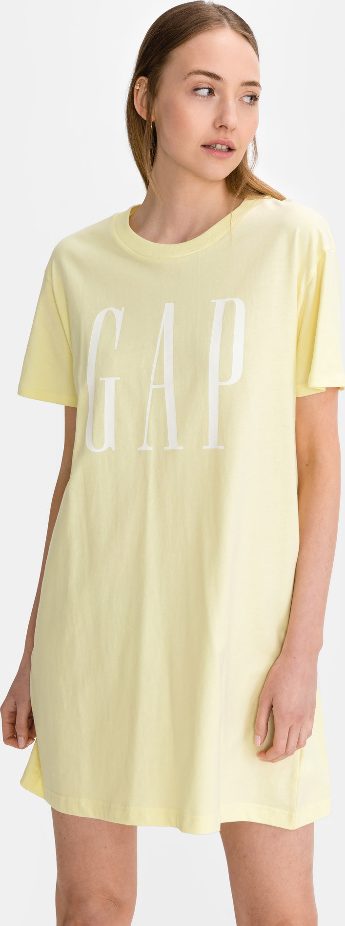 Logo Tall Šaty GAP Žlutá GAP