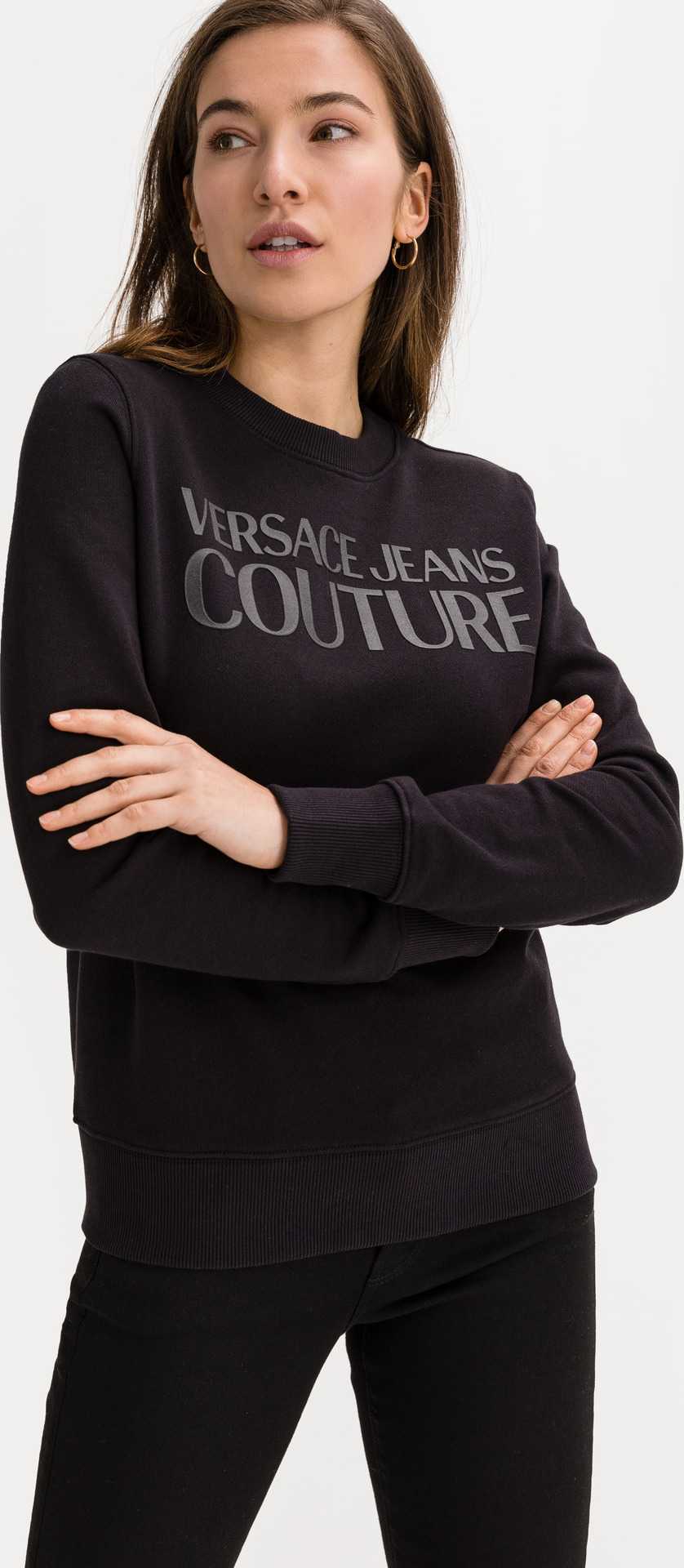 Mikina Versace Jeans Couture Černá Versace Jeans Couture