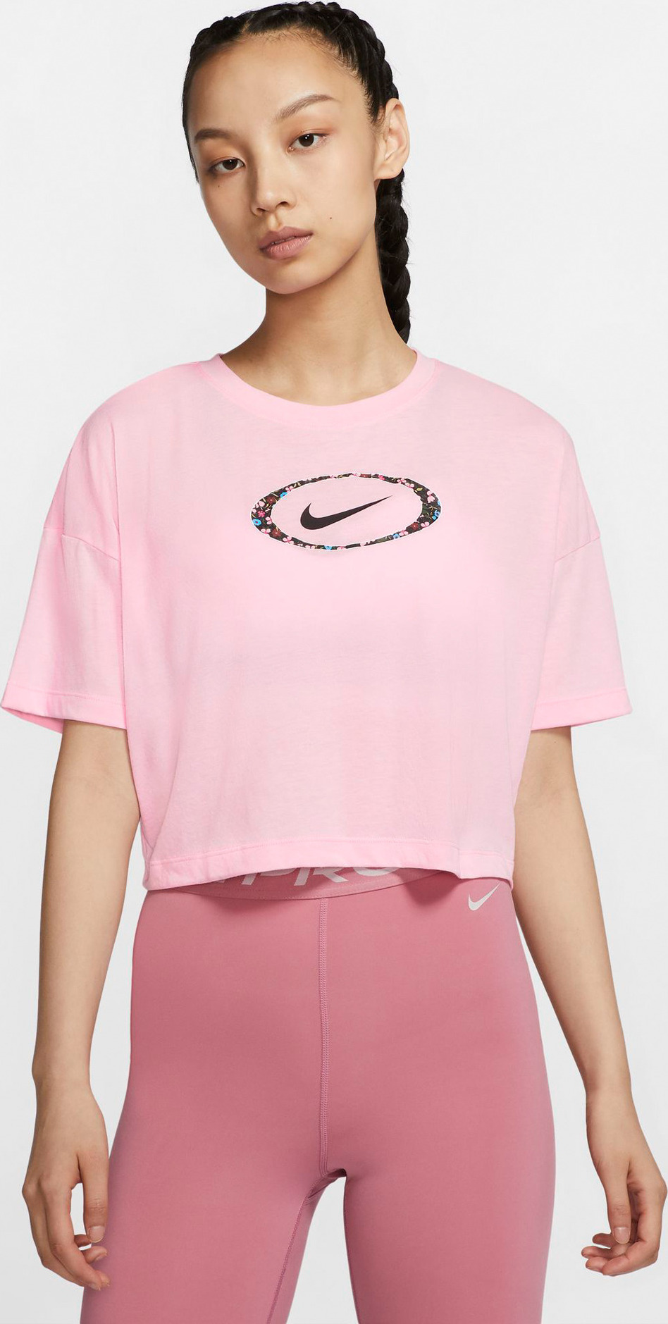 Dri-Fit Crop top Nike Růžová Nike
