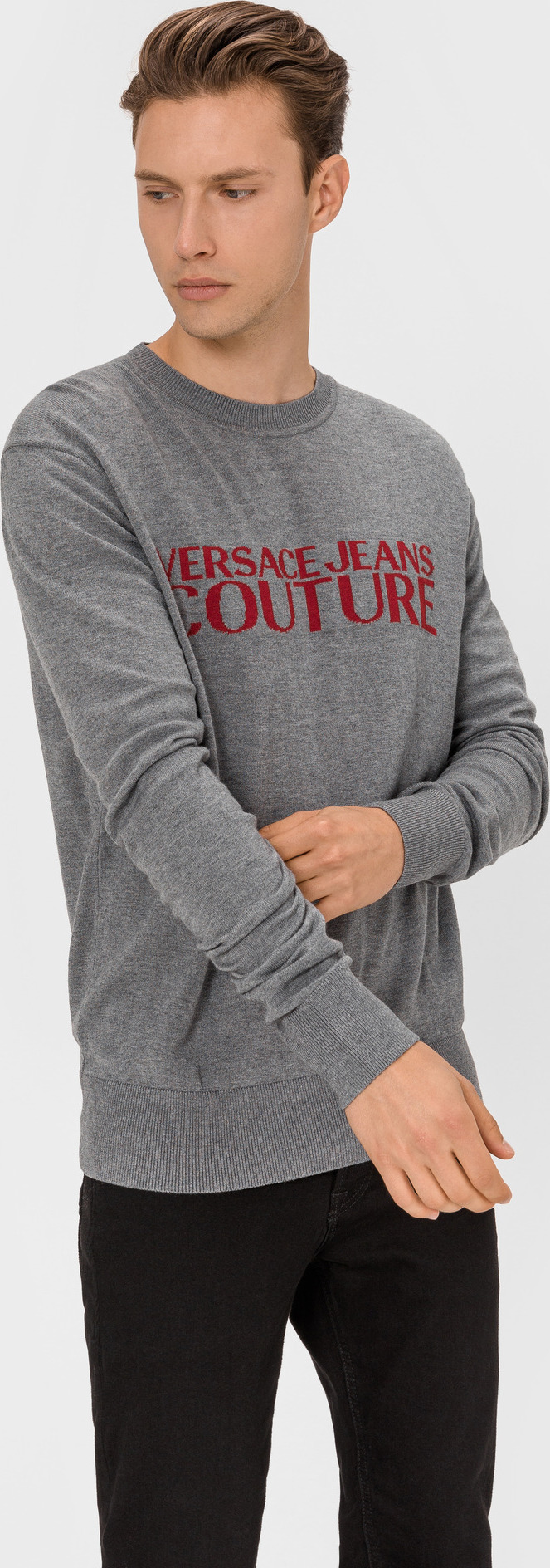 Mikina Versace Jeans Couture Šedá Versace Jeans Couture