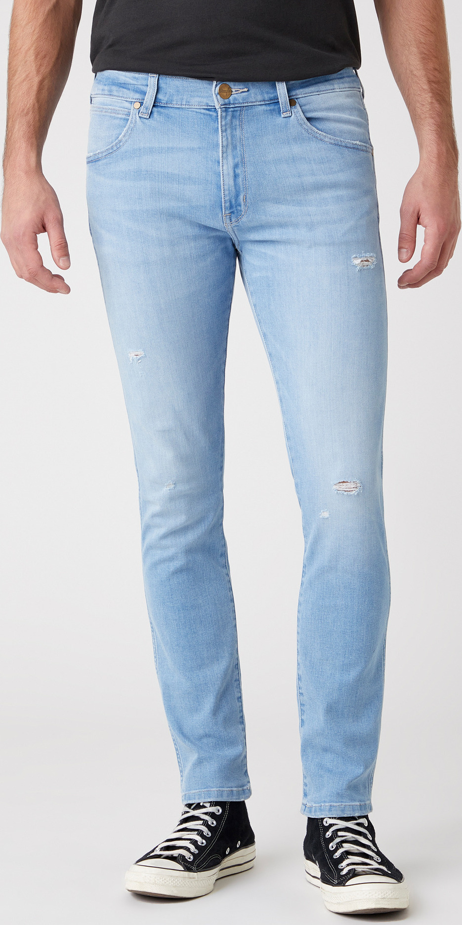 Larston Jeans Wrangler Modrá Wrangler