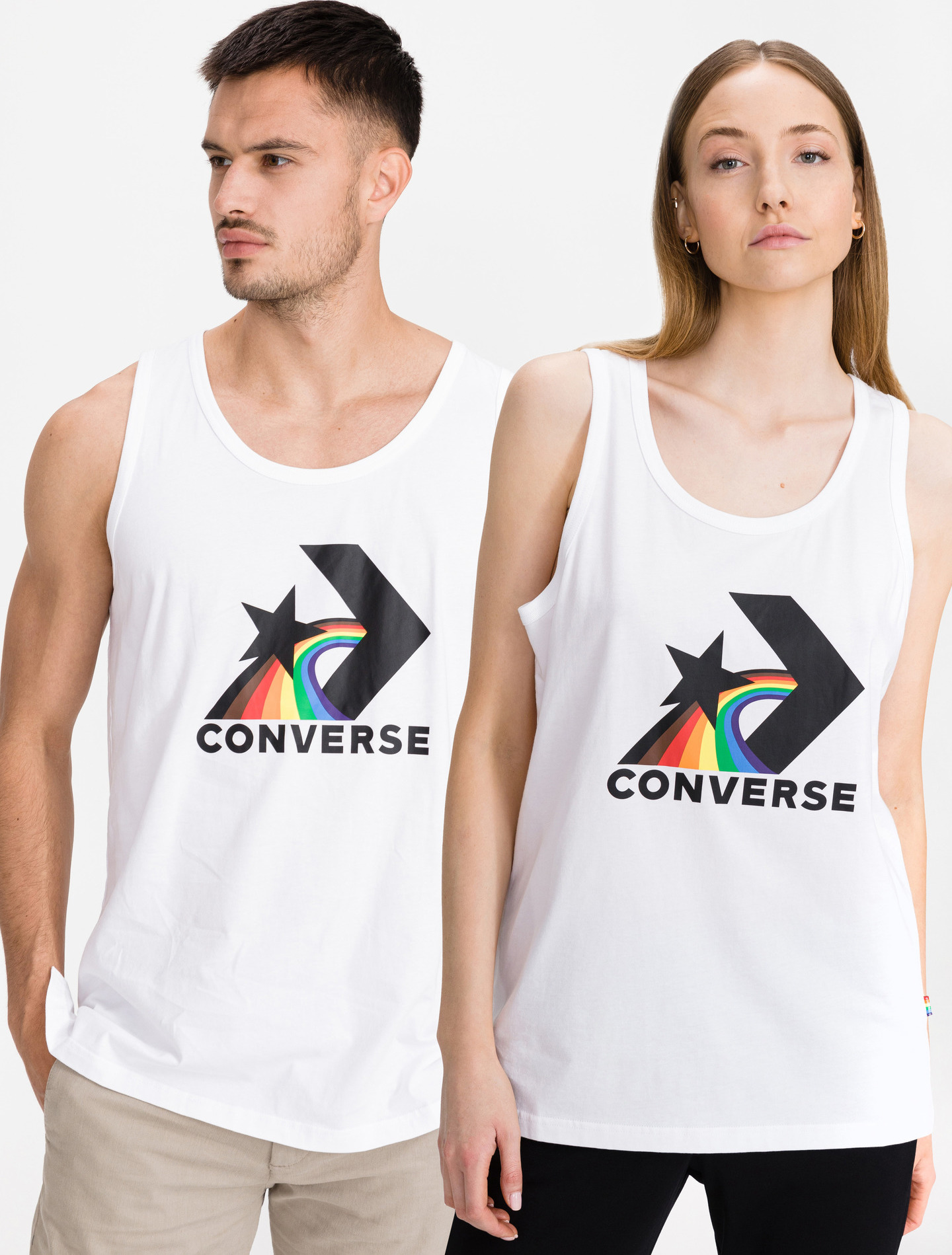 Road To Pride Tílko Converse Bílá Converse
