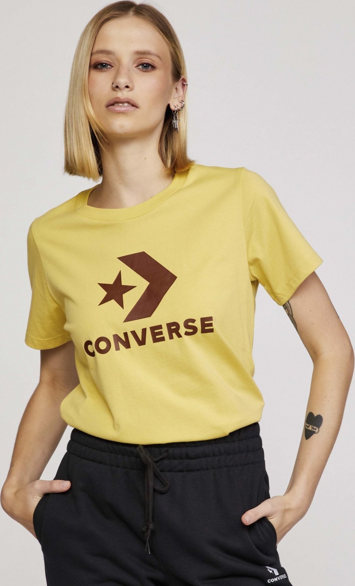 Boosted Star Chevron Triko Converse Žlutá Converse
