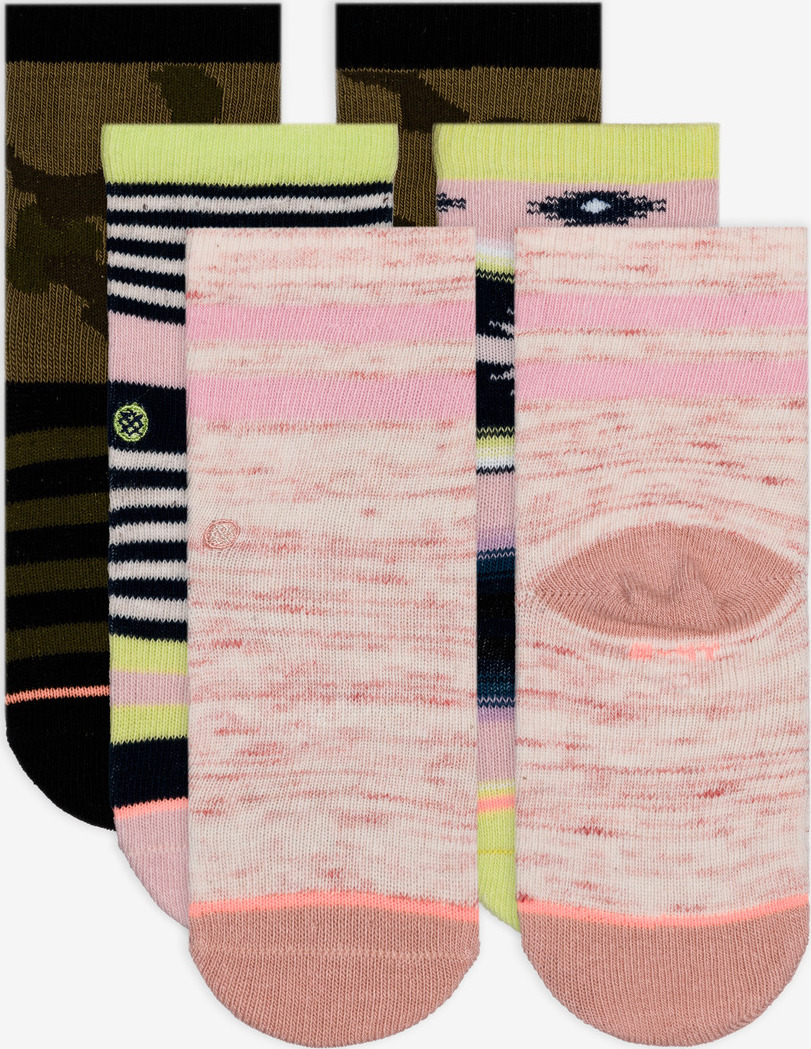 Ponožky 3 páry dětské Stance Barevná Stance