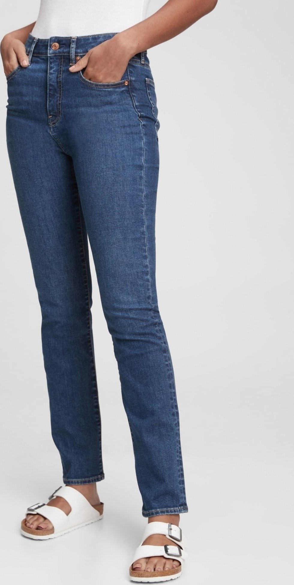 Washwell Jeans GAP Modrá GAP