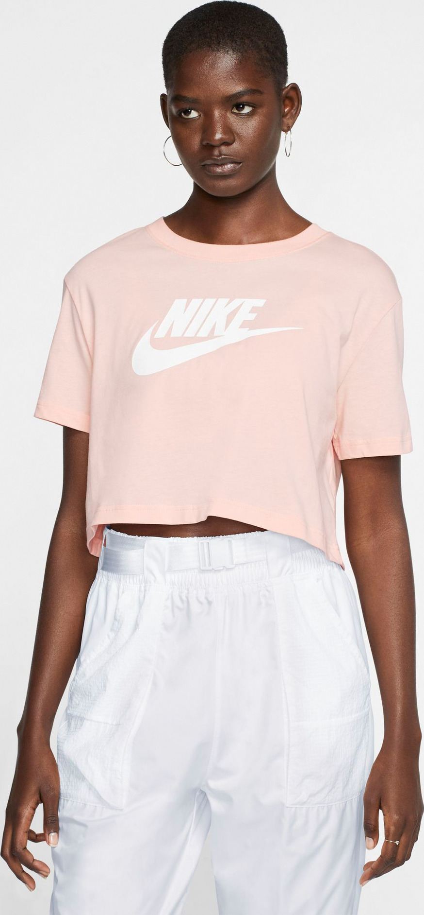 Essential Crop top Nike Růžová Nike
