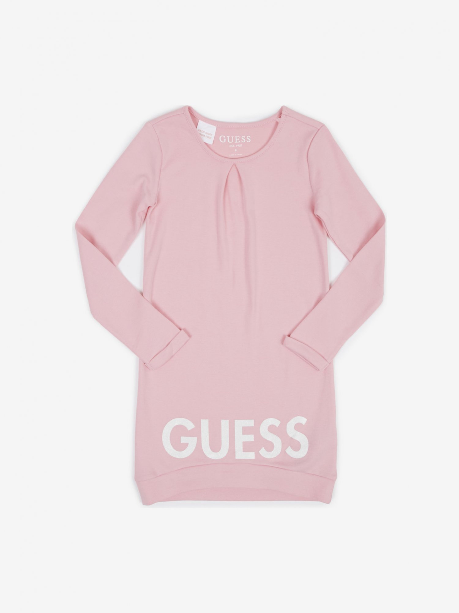 Interlock Šaty dětské Guess Růžová Guess