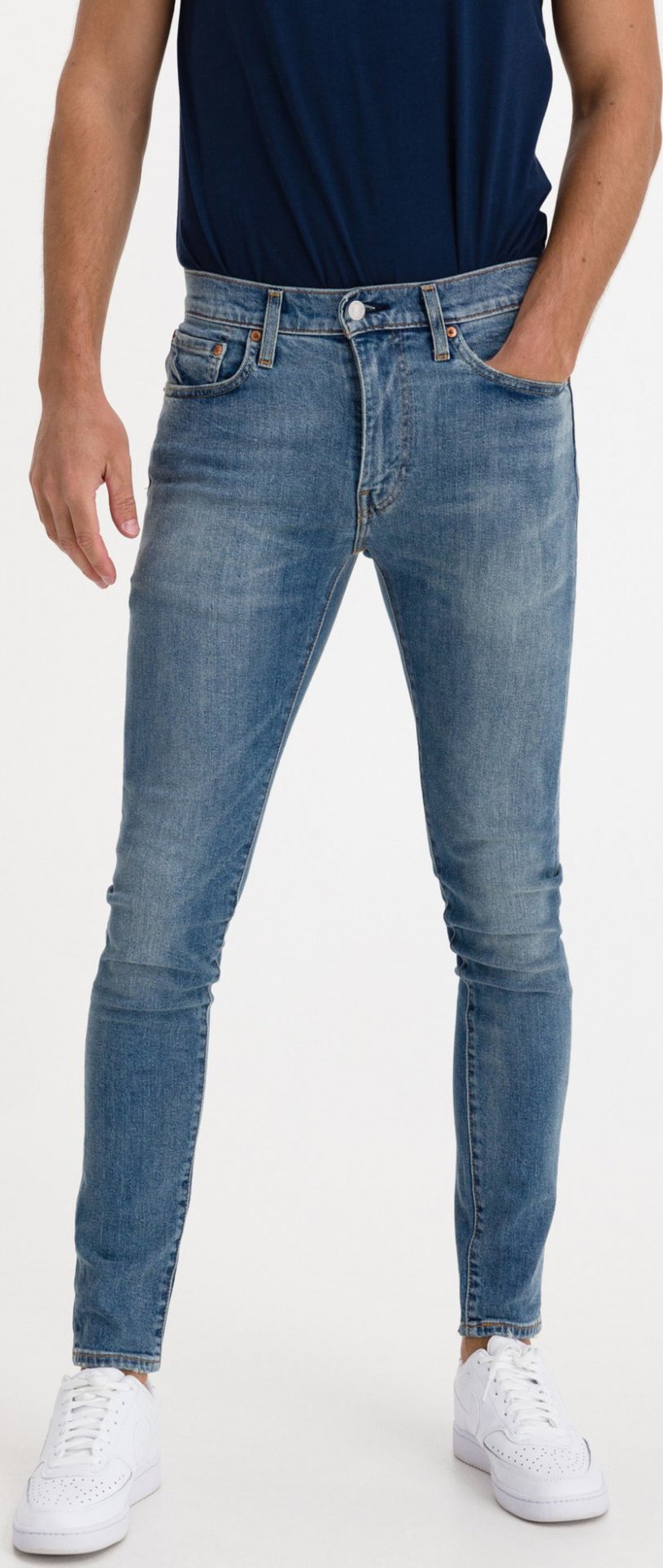 Skinny Fit Taper Jeans Levi's® Modrá LEVI'S