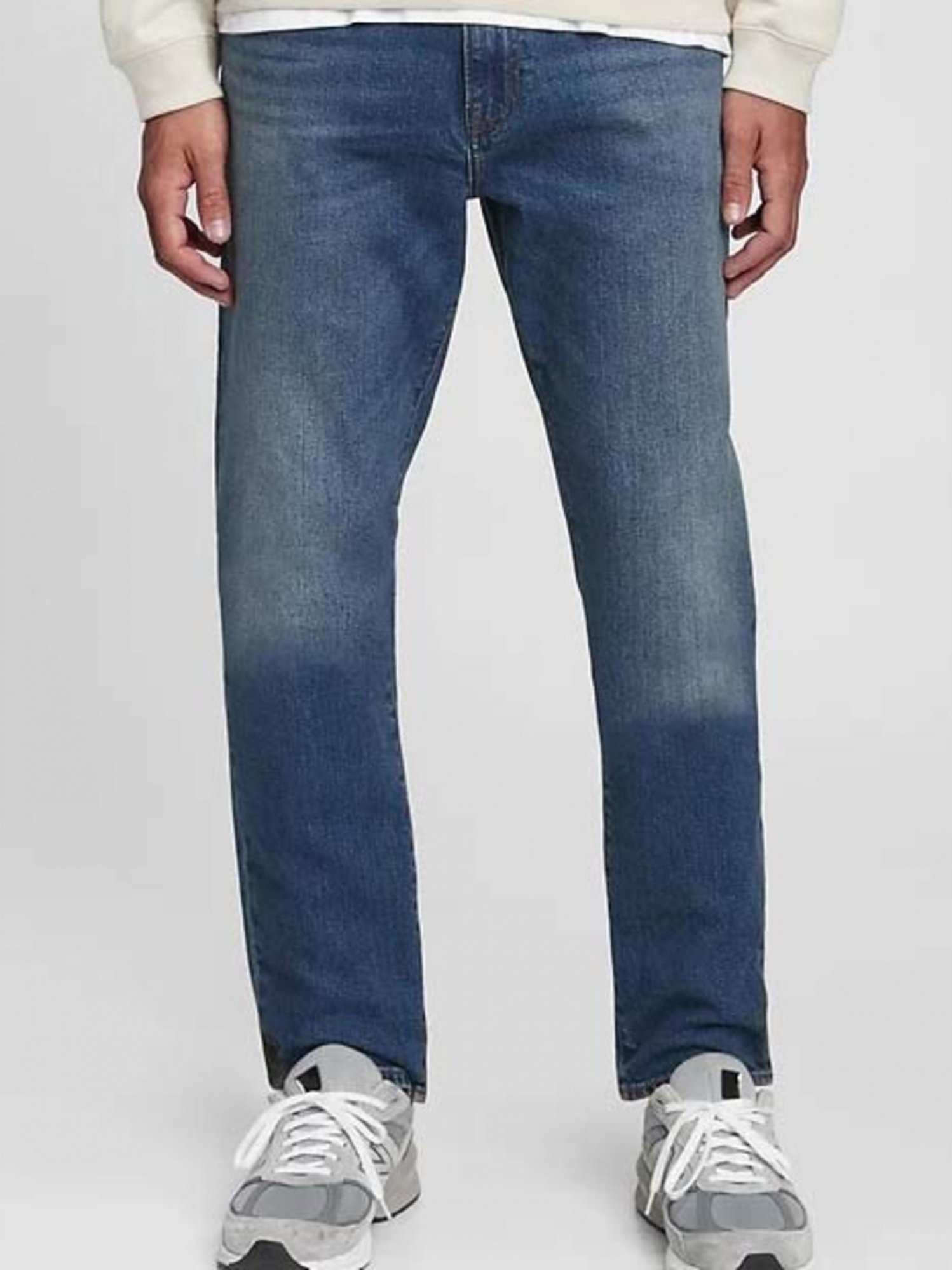 Slim Faded Medium Jeans GAP Modrá GAP