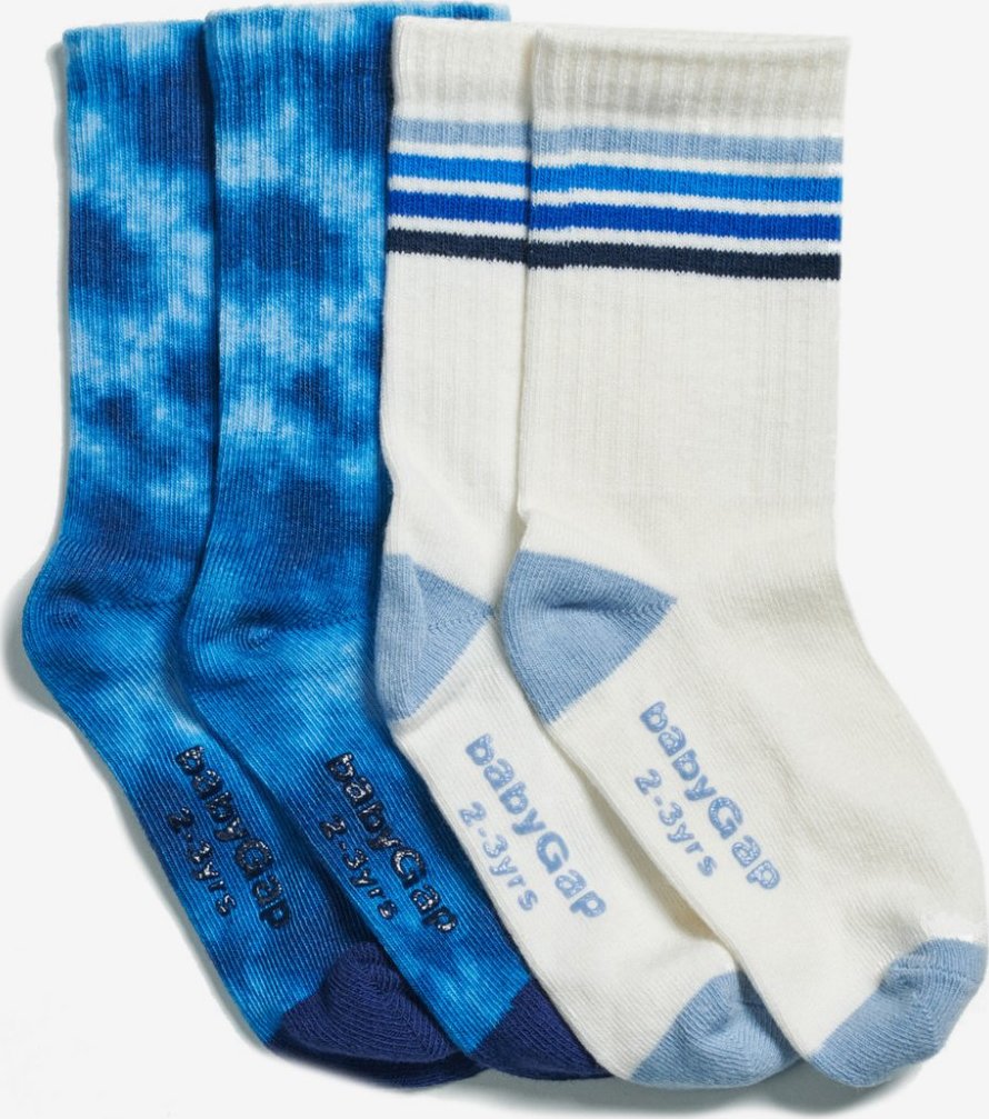 Ponožky 2 páry dětské GAP Modrá GAP