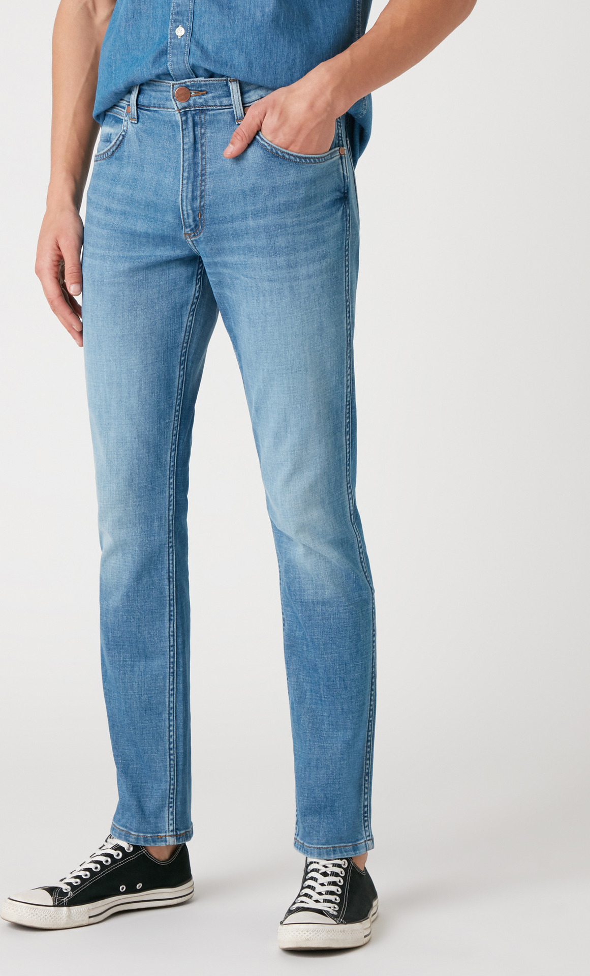 Greensboro Jeans Wrangler Modrá Wrangler
