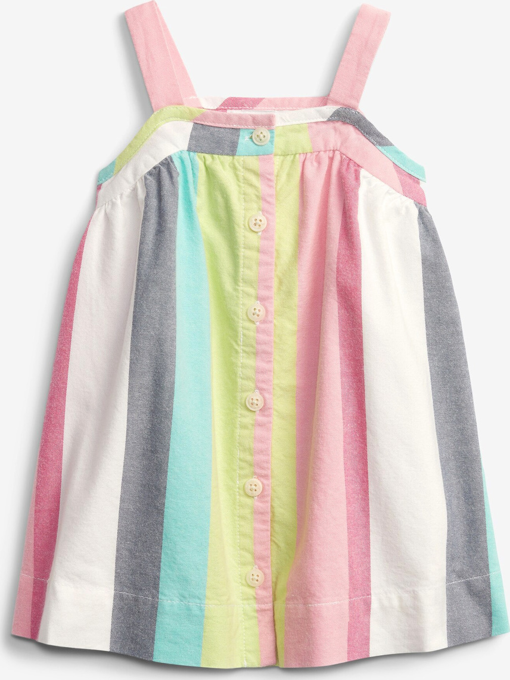 Baby Stripe Button Šaty dětské GAP Barevná GAP