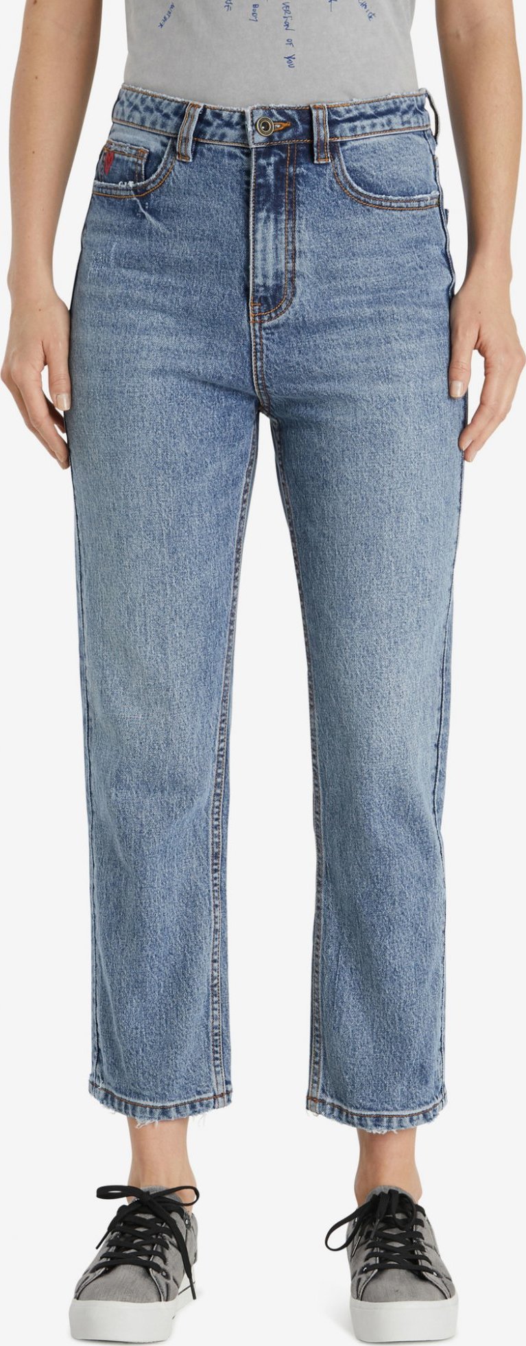 Denim Scarf Jeans Desigual Modrá Desigual
