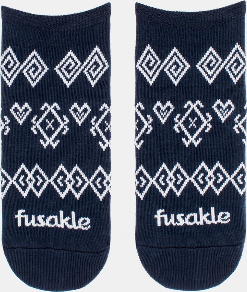 Modrotisk Ponožky Fusakle Modrá Fusakle