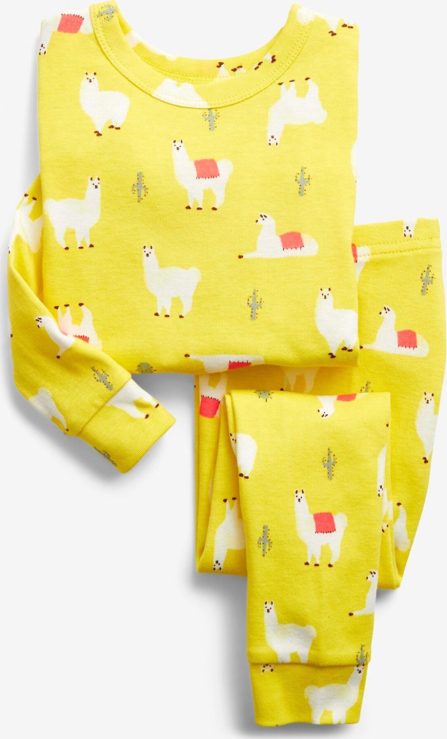 TG AO Llama Pyžamo dětské GAP Žlutá GAP