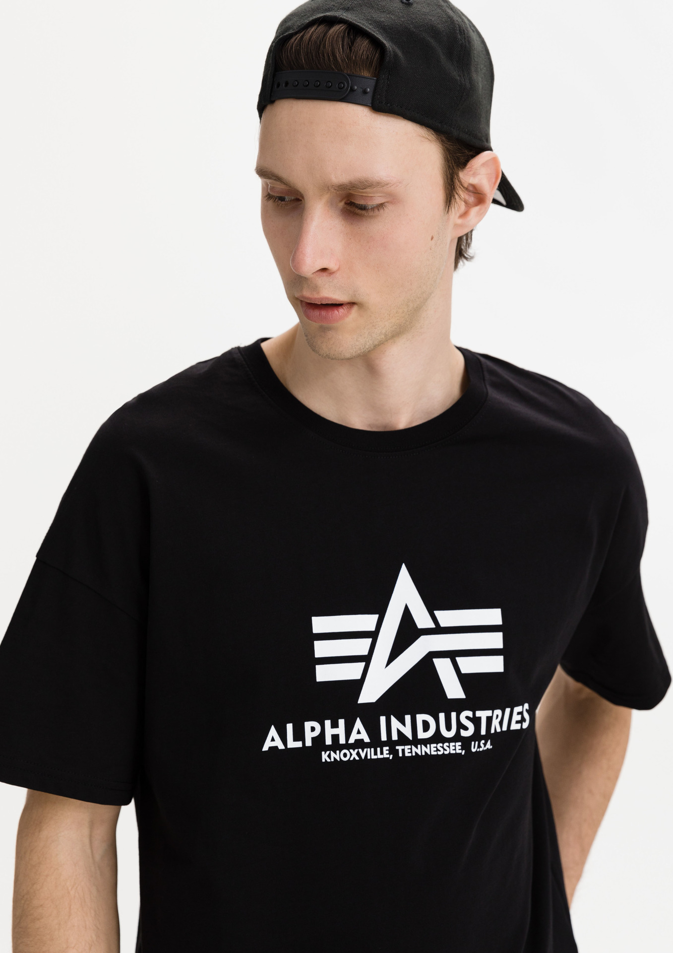 Basic Triko Alpha Industries Černá Alpha Industries