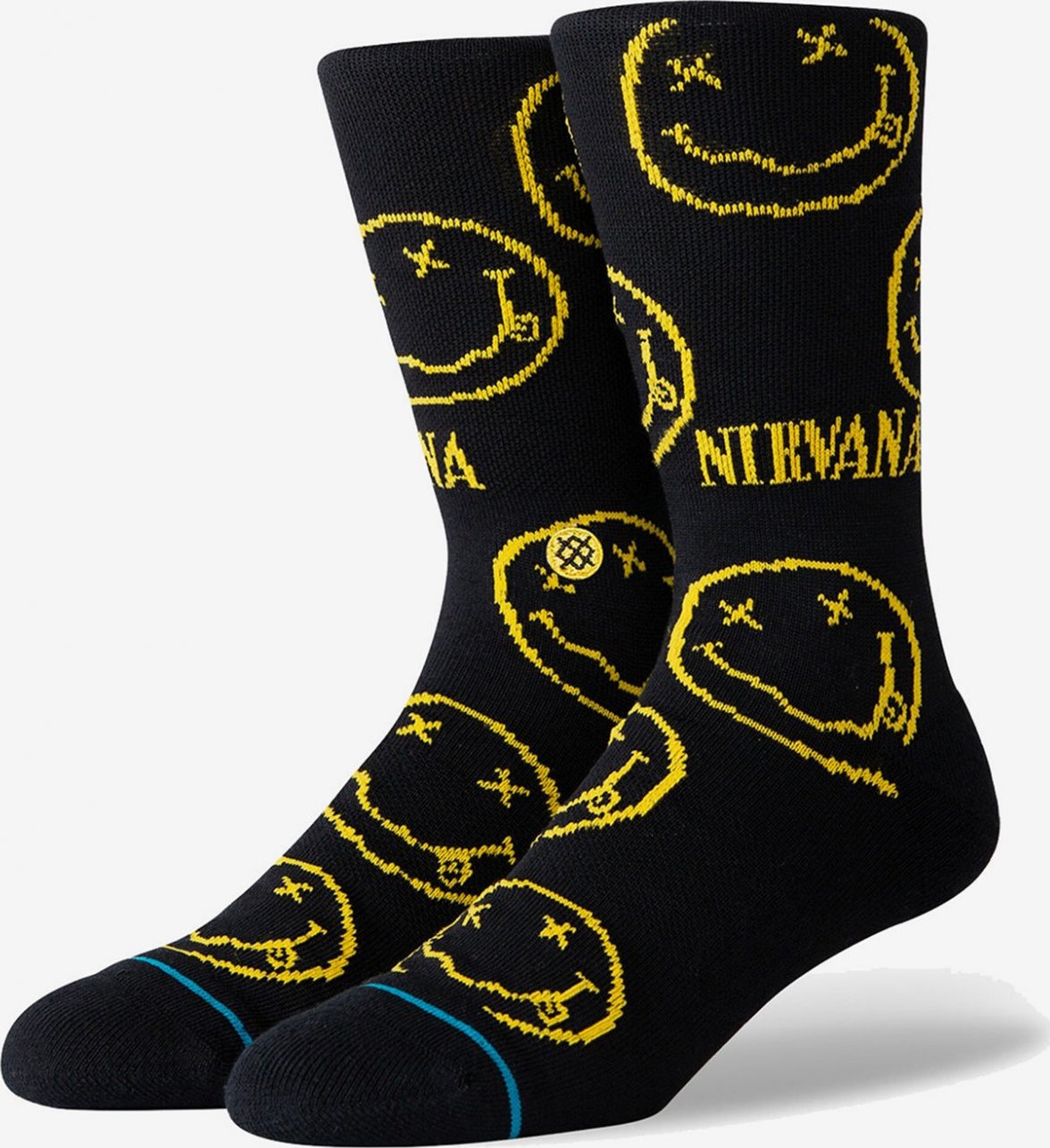 Nirvana Face Ponožky Stance Černá Stance