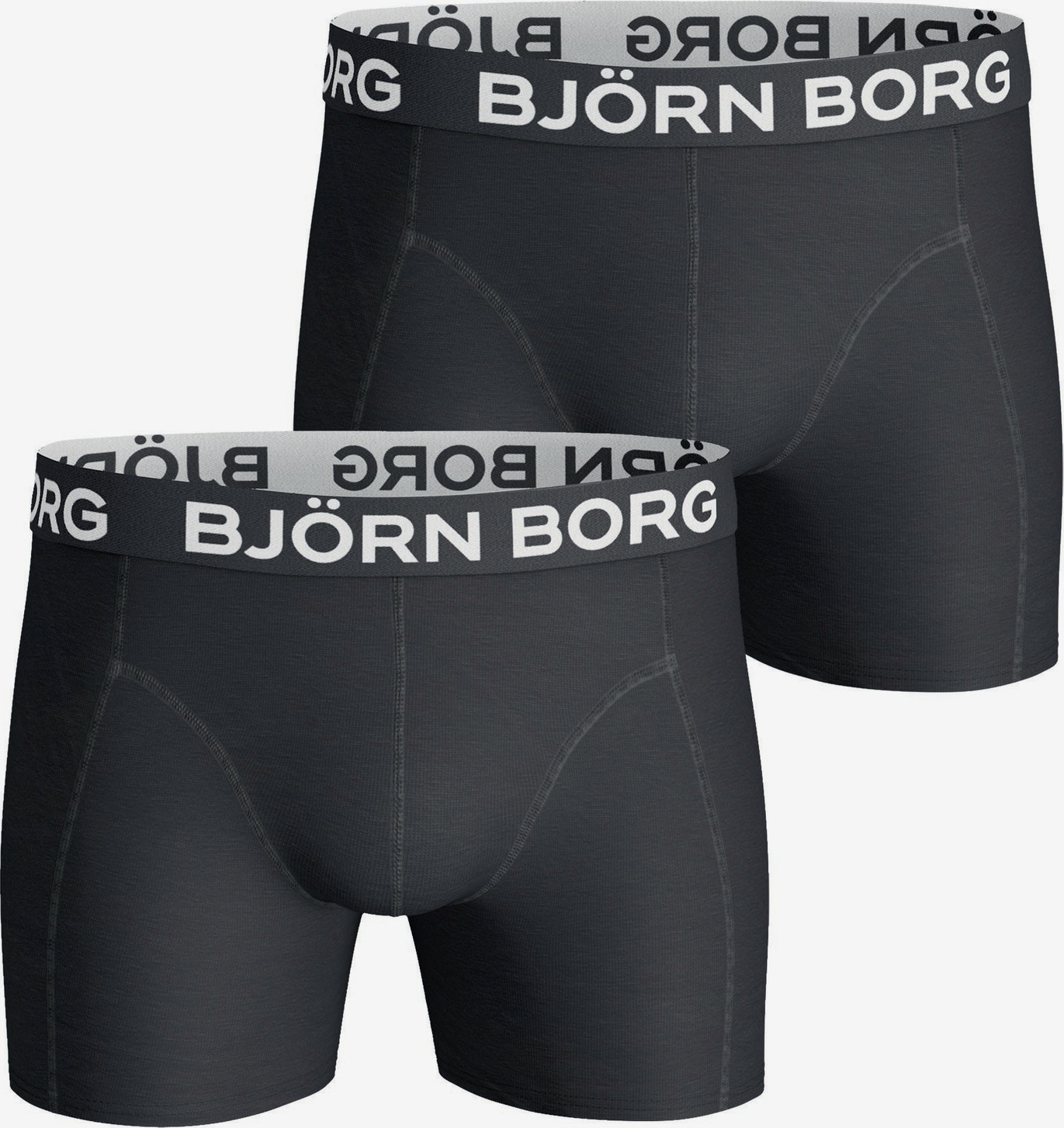 Noos Solids Boxerky 2 ks Björn Borg Černá Björn Borg