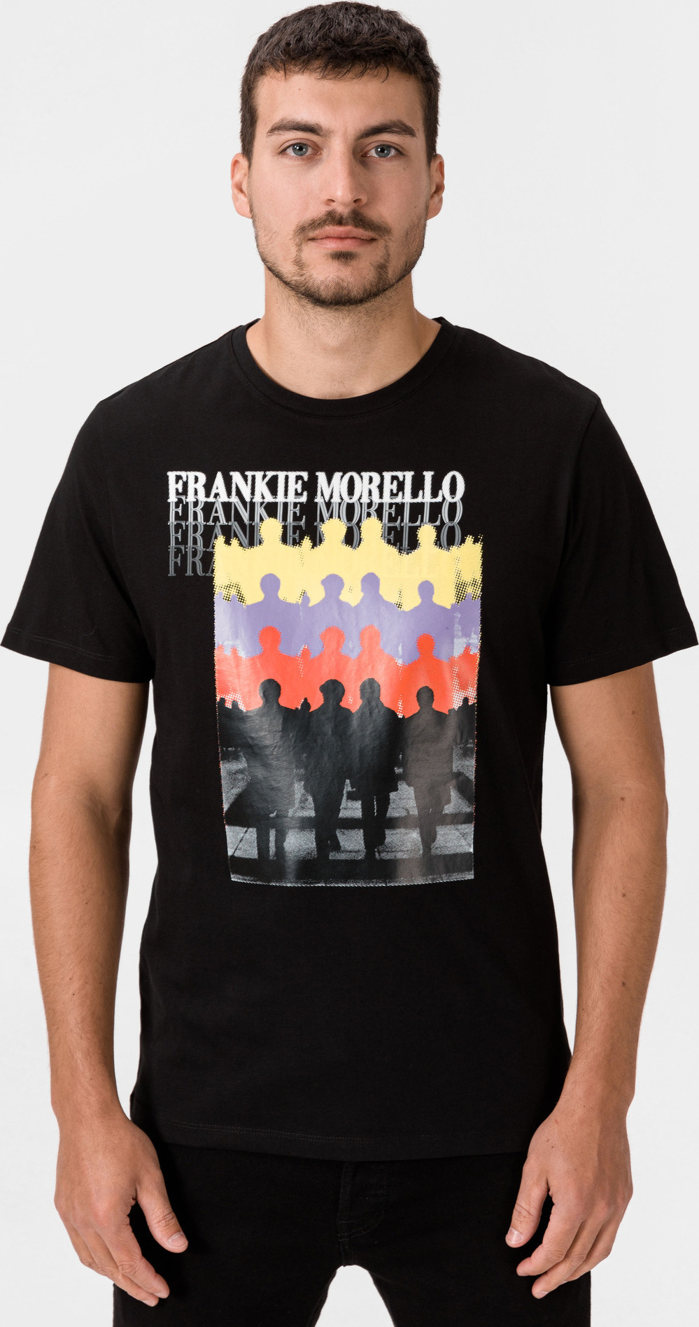 Triko Frankie Morello Černá Frankie Morello