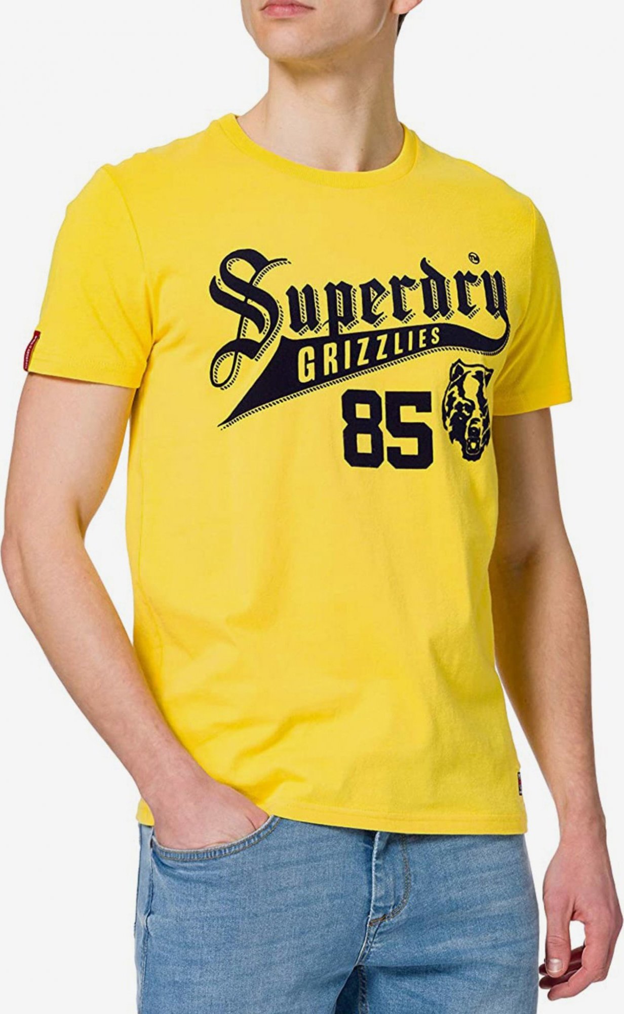 Collegiate Graphic Triko SuperDry Žlutá Superdry