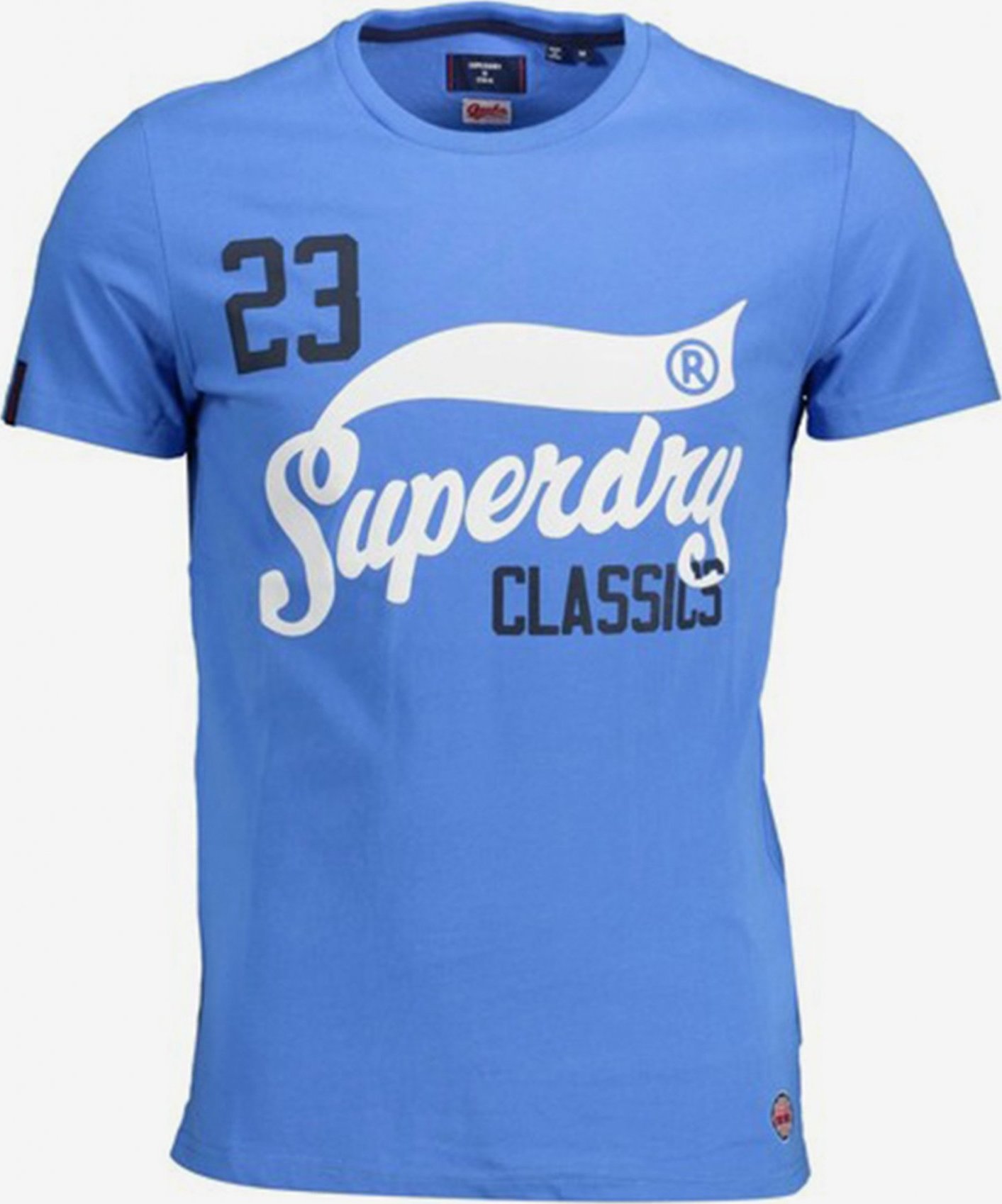 Collegiate Graphic Triko SuperDry Modrá Superdry